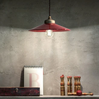 Ferroluce Hängande Lampa <strong>Colors</strong>  Bordeaux