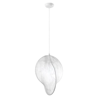 Nova Luce Hängande Lampa <strong>Esperia</strong>  Vit Matt Ø 53 cm