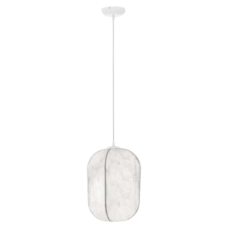 Nova Luce Hängande Lampa <strong>Pierida</strong>  Vit Matt Ø 42 cm