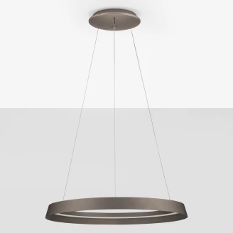 Nova Luce Hängande Lampa <strong>Ormi</strong>  Champagne Brun Matt Ø 60 cm