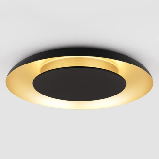 Nova Luce Taklampa <strong>Epos</strong>  Svart, Guld Matt Ø 60 cm