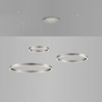 Nova Luce Hängande Lampa <strong>Elowen</strong>  Silver Matt Trippel