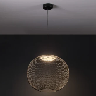 Nova Luce Hängande Lampa <strong>Kinetic</strong>  Svart Matt Ø 50 cm