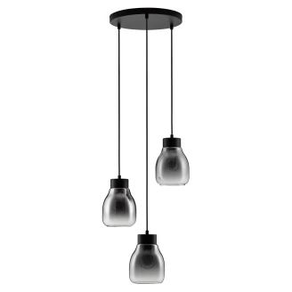 Nova Luce Hängande Lampa Rund <strong>Blacu</strong>  Svart Blank