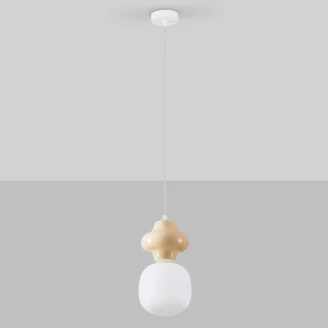 Nova Luce Hängande Lampa <strong>Clio Ny</strong>  Ny Beige Blank 1 st