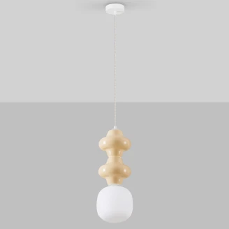 Nova Luce Hängande Lampa <strong>Clio Ny</strong>  Beige Blank 2 st