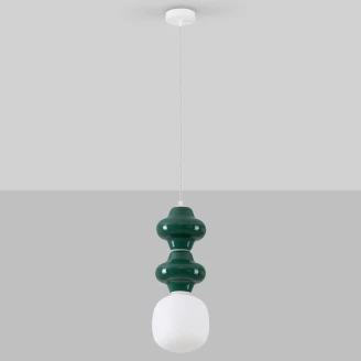 Nova Luce Hängande Lampa <strong>Clio Ny</strong>  Skogsgrön Blank 2 st