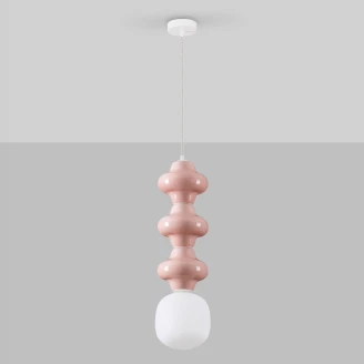 Nova Luce Hängande Lampa <strong>Clio Ny</strong>  Rosa Blank 3 st