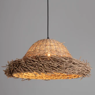 Nova Luce Hängande Lampa <strong>Natu</strong>  Beige Matt Ø 65 cm