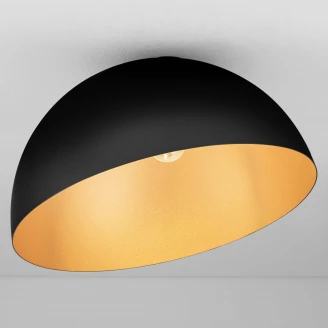 Nova Luce Taklampa <strong>Onia</strong>  Svart, Guld Matt Ø 50 cm