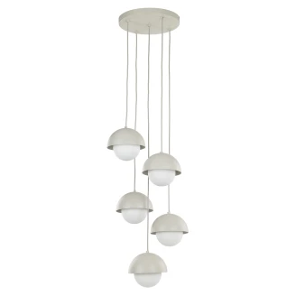 Hängande Lampa <strong>Lavardin</strong>  5 st Beige Matt