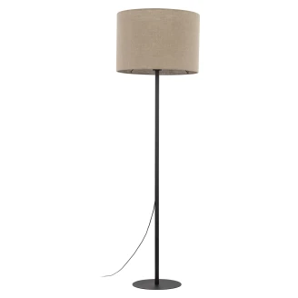 Golvlampa <strong>Abisko</strong>  Beige, Svart Matt