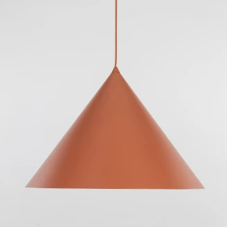 Hängande Lampa <strong>Seattle</strong>  Tegelröd Matt Ø 50 cm