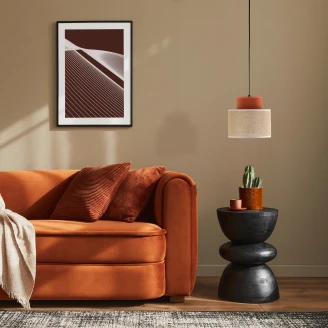Hängande Lampa <strong>Aria Duo</strong>  Brun Matt Ø20 cm