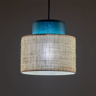 Hängande Lampa <strong>Aria Duo</strong>  Grön Matt Ø20 cm