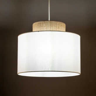 Hängande Lampa <strong>Aria Duo</strong> Vit Matt Ø38 cm