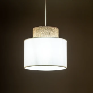 Hängande Lampa <strong>Aria Duo</strong> Vit Matt Ø20 cm