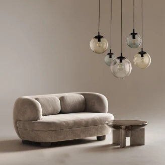 Hängande Lampa <strong>Hornavan</strong>  Penta Flerfärgad Blank