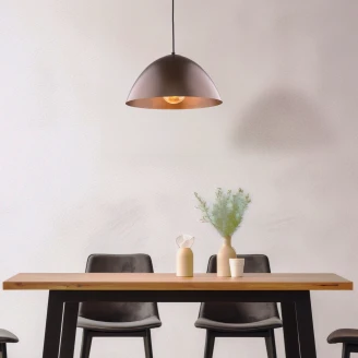 Hängande Lampa Cortona S Brun Matt