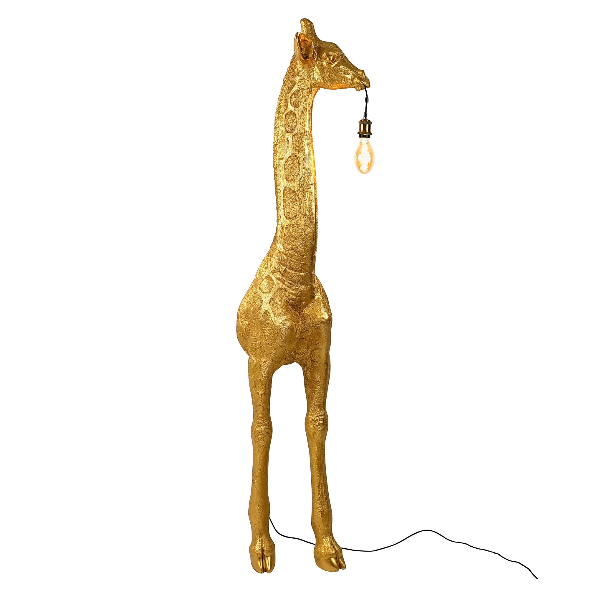 Werner Voss Golvlampa Giraff Urban Jungle Guld Blank