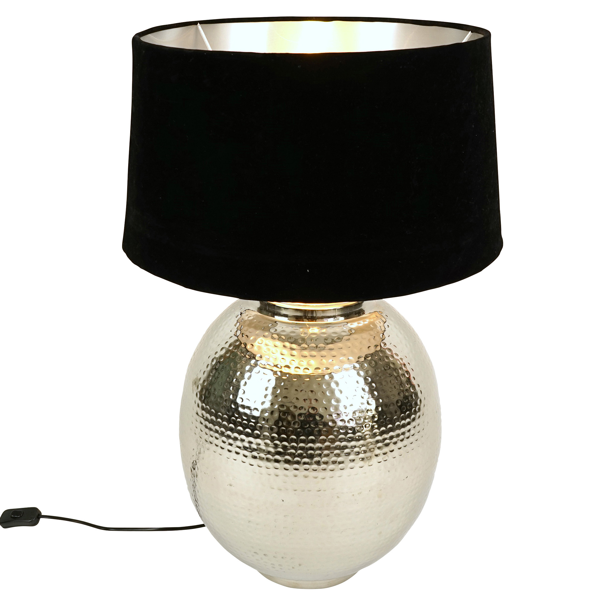 Werner Voss Bordslampa Lausanne Svart, Silver Blank