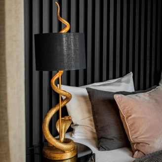 Werner Voss Bordslampa Orm <strong>Urban Jungle</strong>  Guld, Svart Blank