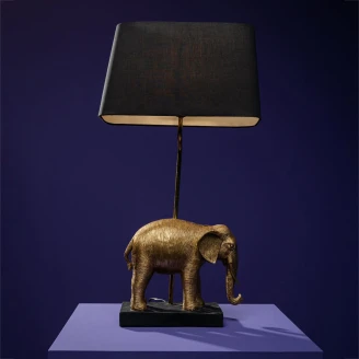 Werner Voss Bordslampa Elefant <strong>Urban Jungle</strong>  Guld, Svart Blank