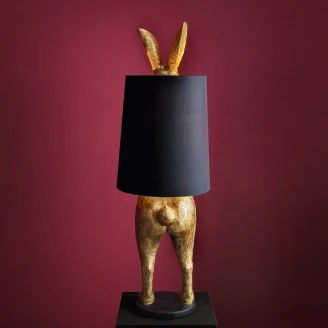 Werner Voss Golvlampa <strong>Hiding Rabbit®</strong>  Guld, Svart Blank