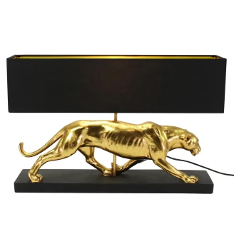 Werner Voss Bordslampa Panter <strong>Urban Jungle</strong>  Guld, Svart Blank