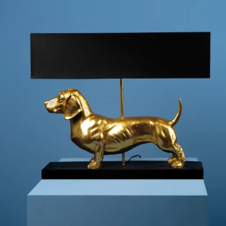 Werner Voss Bordslampa <strong>Dachshund</strong>  Guld, Svart Blank