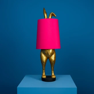 Werner Voss Bordslampa <strong>Hiding Bunny®</strong>  Guld, Rosa Blank