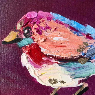 Werner Voss Tavla Birdy Violet Blank