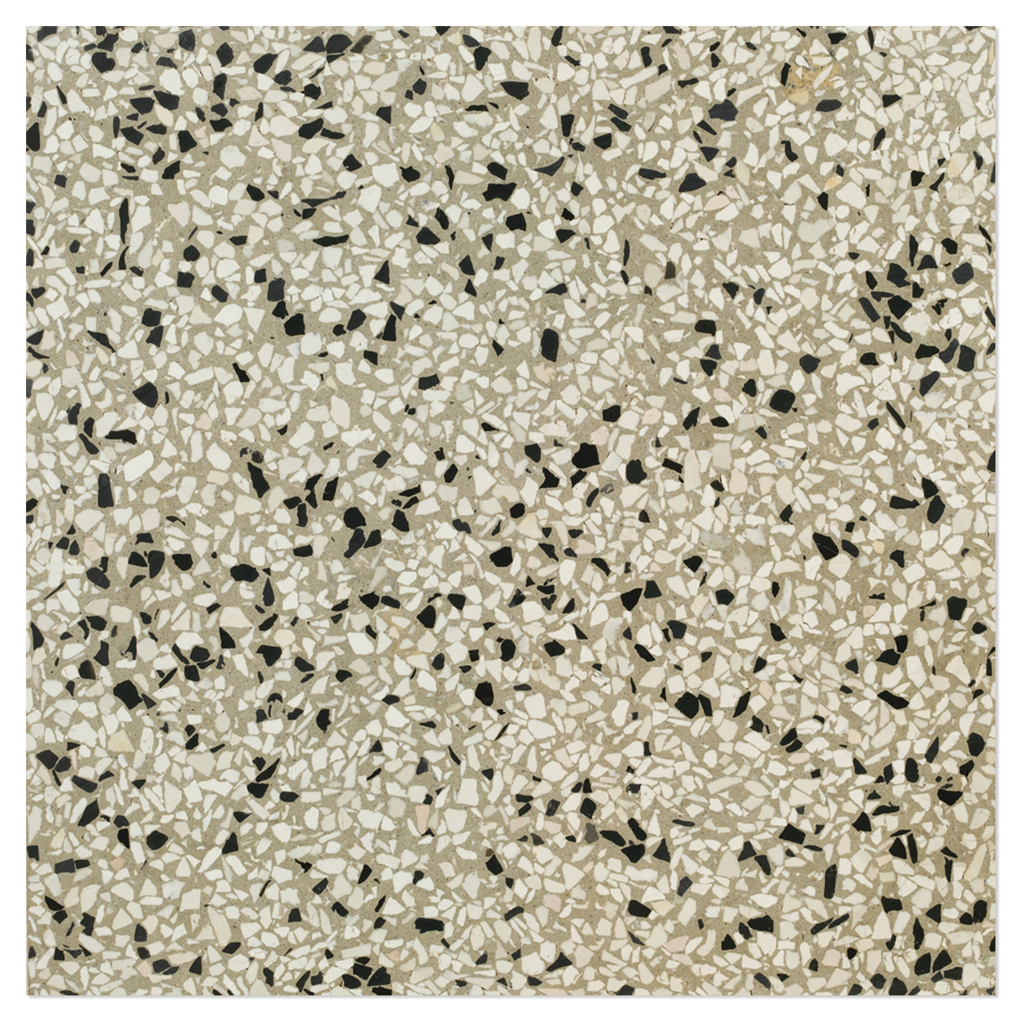 Terrazzo Graniglia Bianconera Polerad 20x20 cm