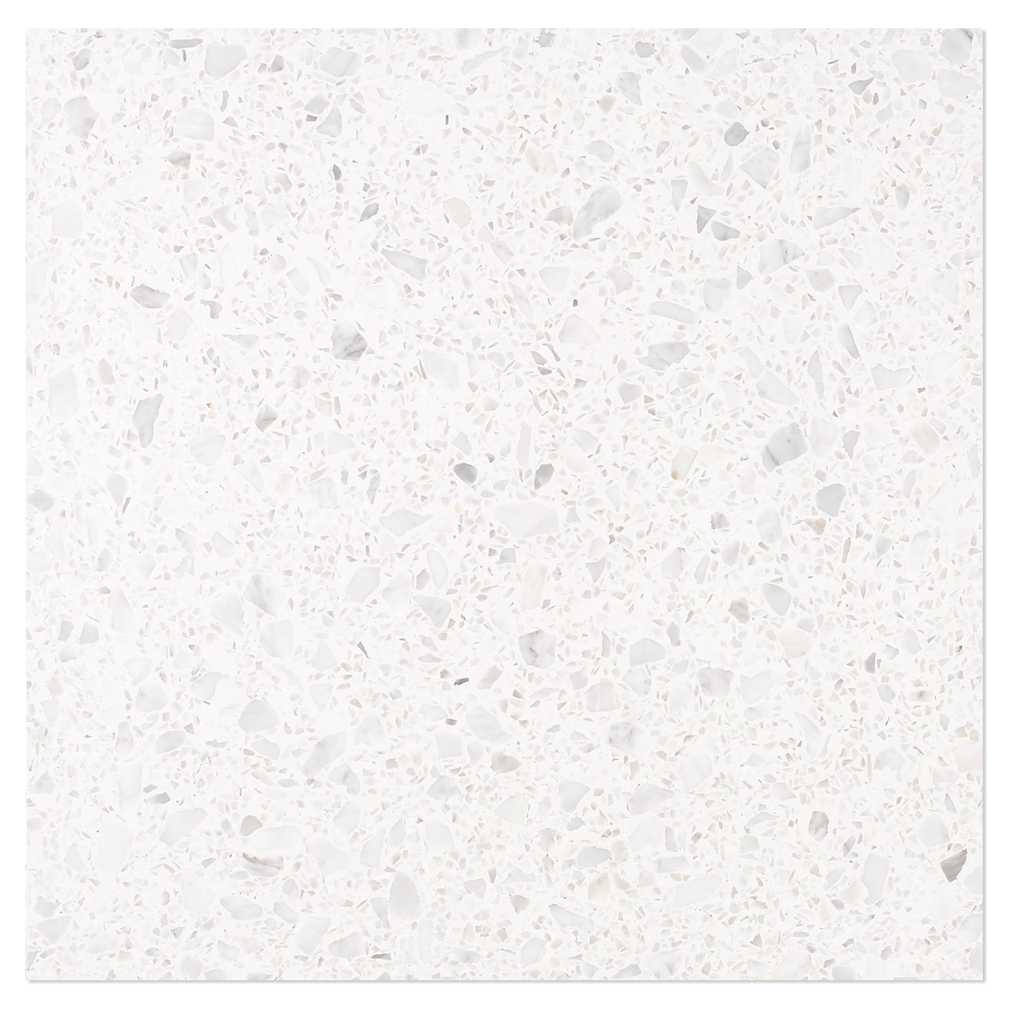 Terrazzo Fragmenta Carrara Luminoso Polerad 40x40 cm