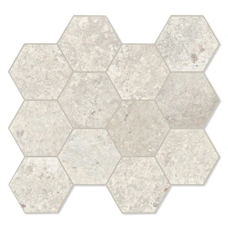 Unicomstarker Hexagon Klinker <strong>Debris</strong>  Flint Matt 30x34 cm