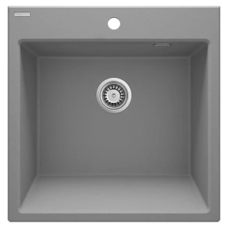 Granit Diskho <strong>Eridan</strong>  Grå Metallic Matt 60x61 cm Butler med Vattenlås