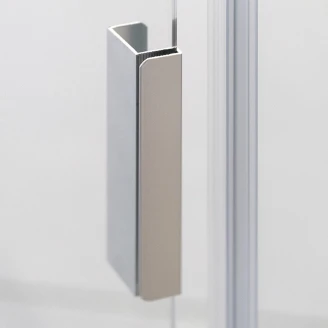 Duschhörn med Vikdörr <strong>Kerria Plus</strong> 70 + 70 cm Krom Blank