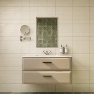 <strong>Burlington</strong>  Servantbatteri Stafford Mono Krom med Pop-up