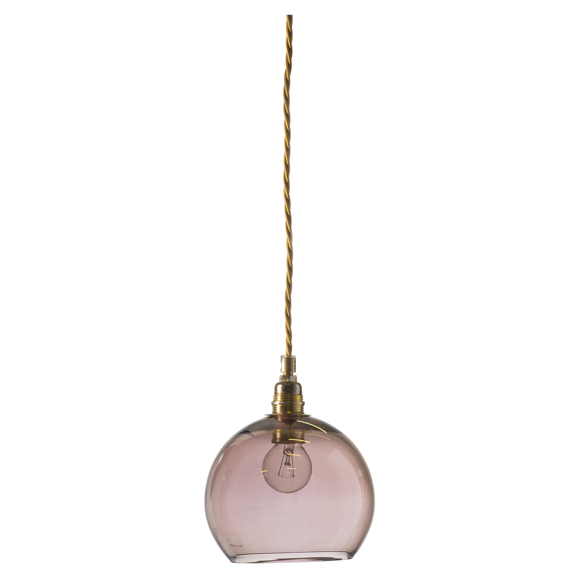 Ebb & Flow Hängande Lampa S Rowan Obsidian, Guld