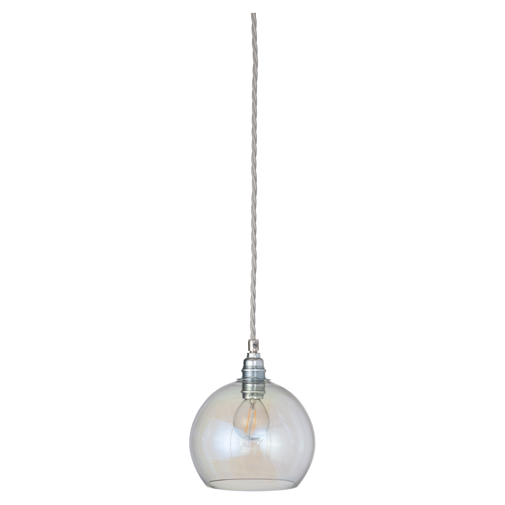 Ebb & Flow Hängande Lampa S Rowan Kameleont, Silver