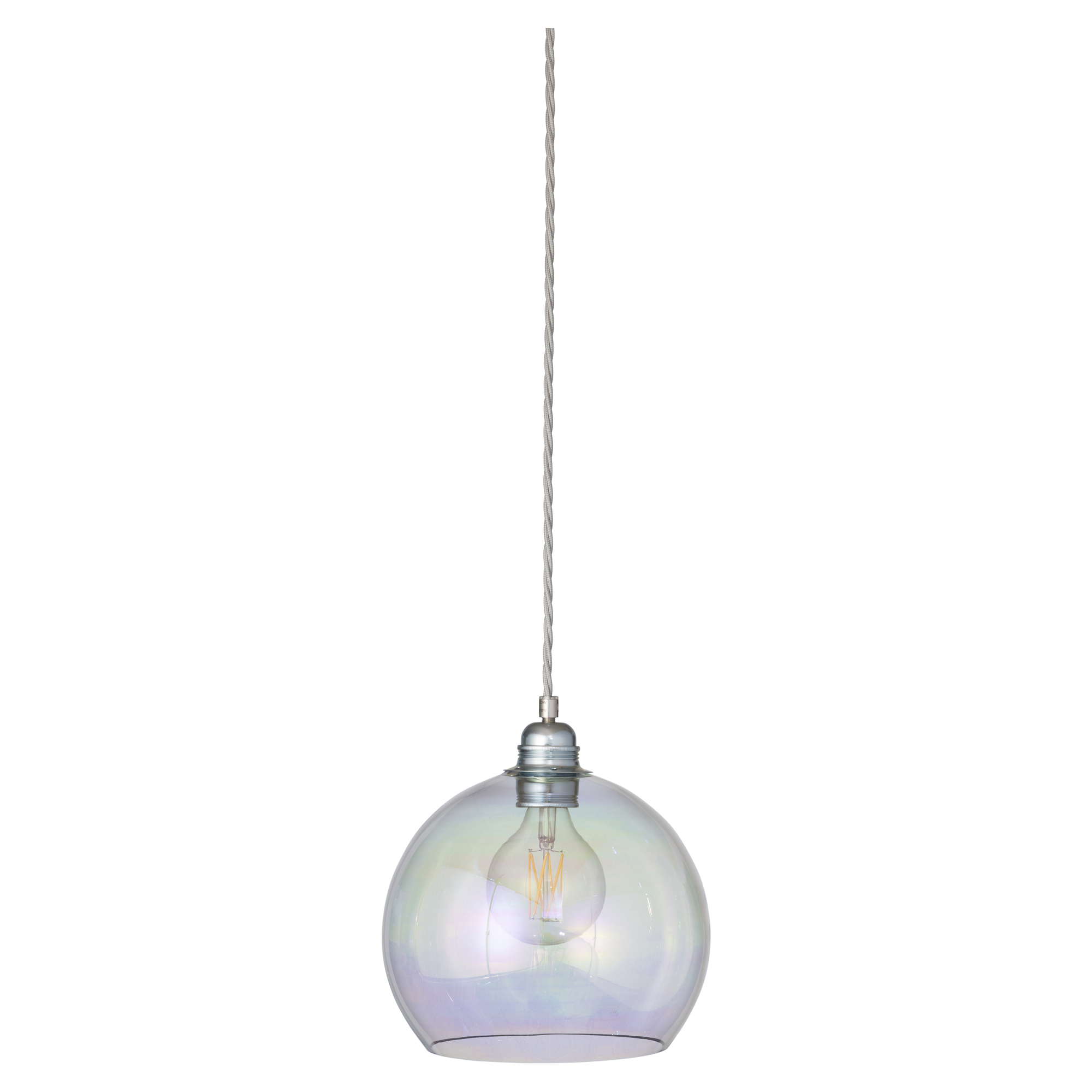 Ebb & Flow Hängande Lampa M Rowan Kameleont, Silver