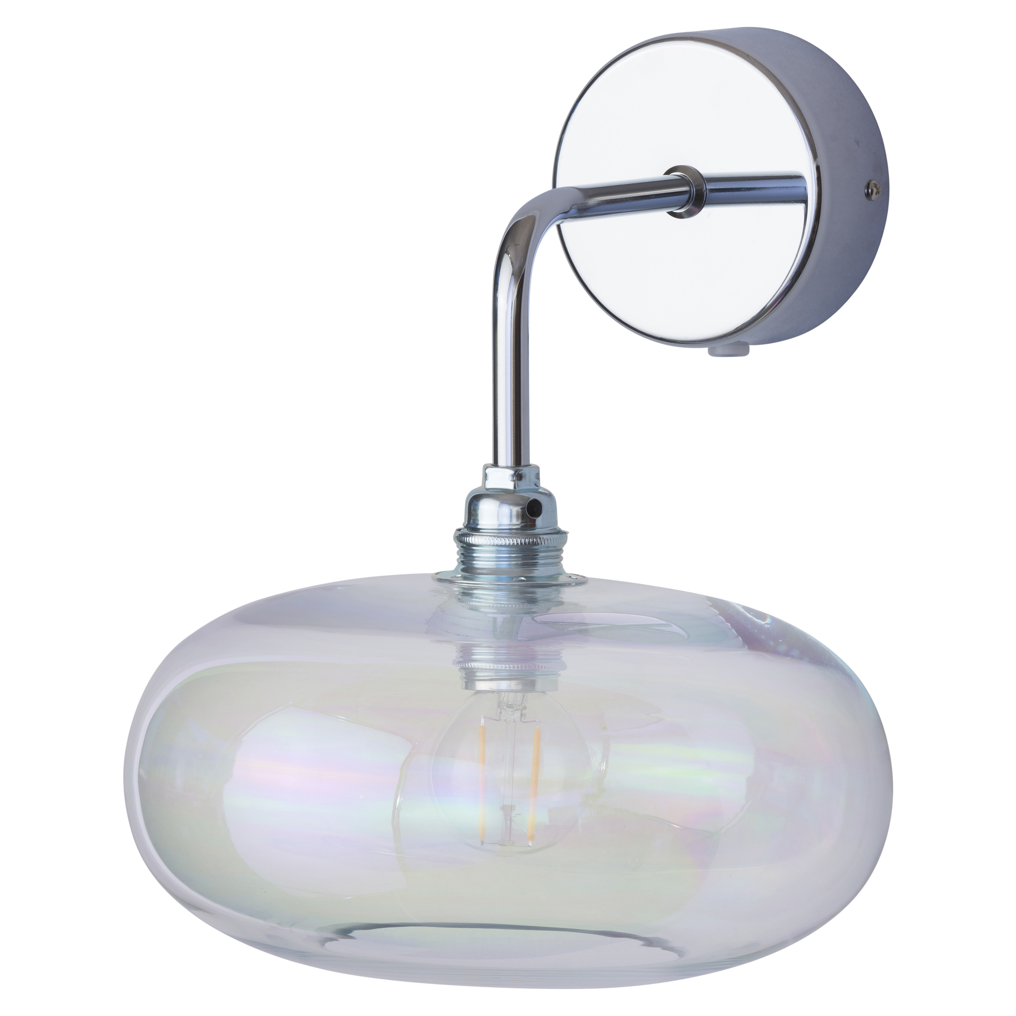 Ebb & Flow Vägglampa Horizon Light Kameleont, Silver