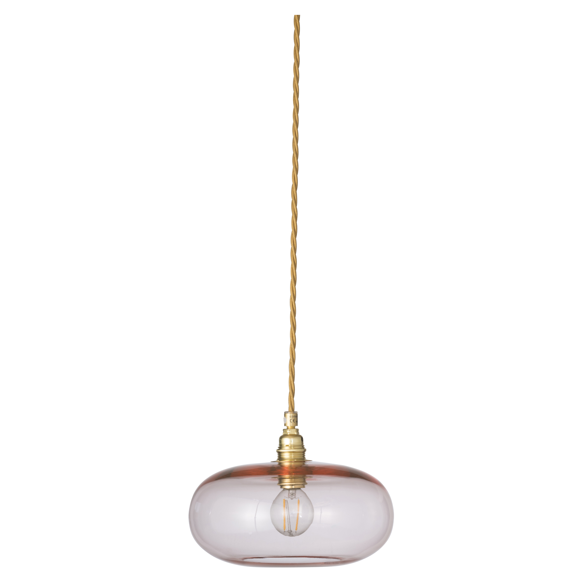 Ebb & Flow Hängande Lampa S Horizon Light Ljus Korall, Guld