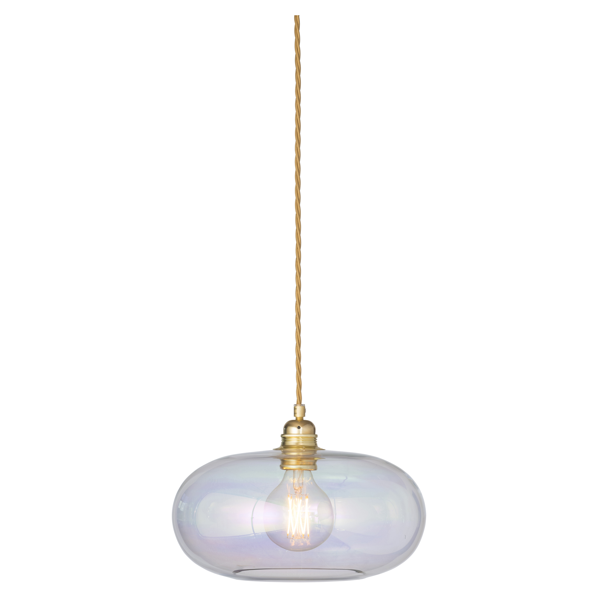 Ebb & Flow Hängande Lampa M Horizon Light Kameleont, Guld