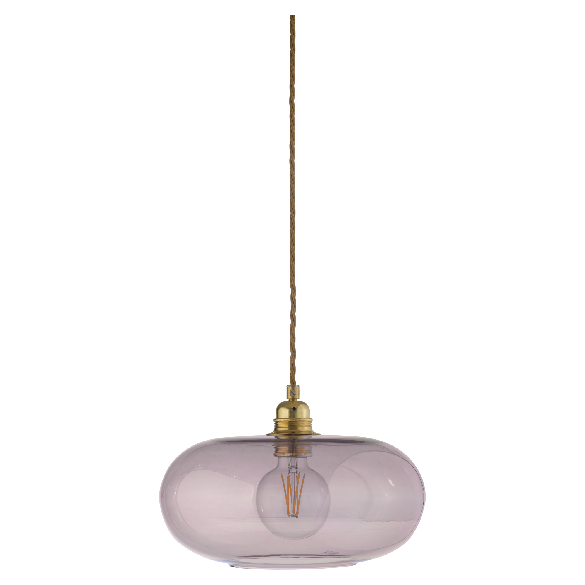 Ebb & Flow Hängande Lampa M Horizon Light Ljus Korall, Guld