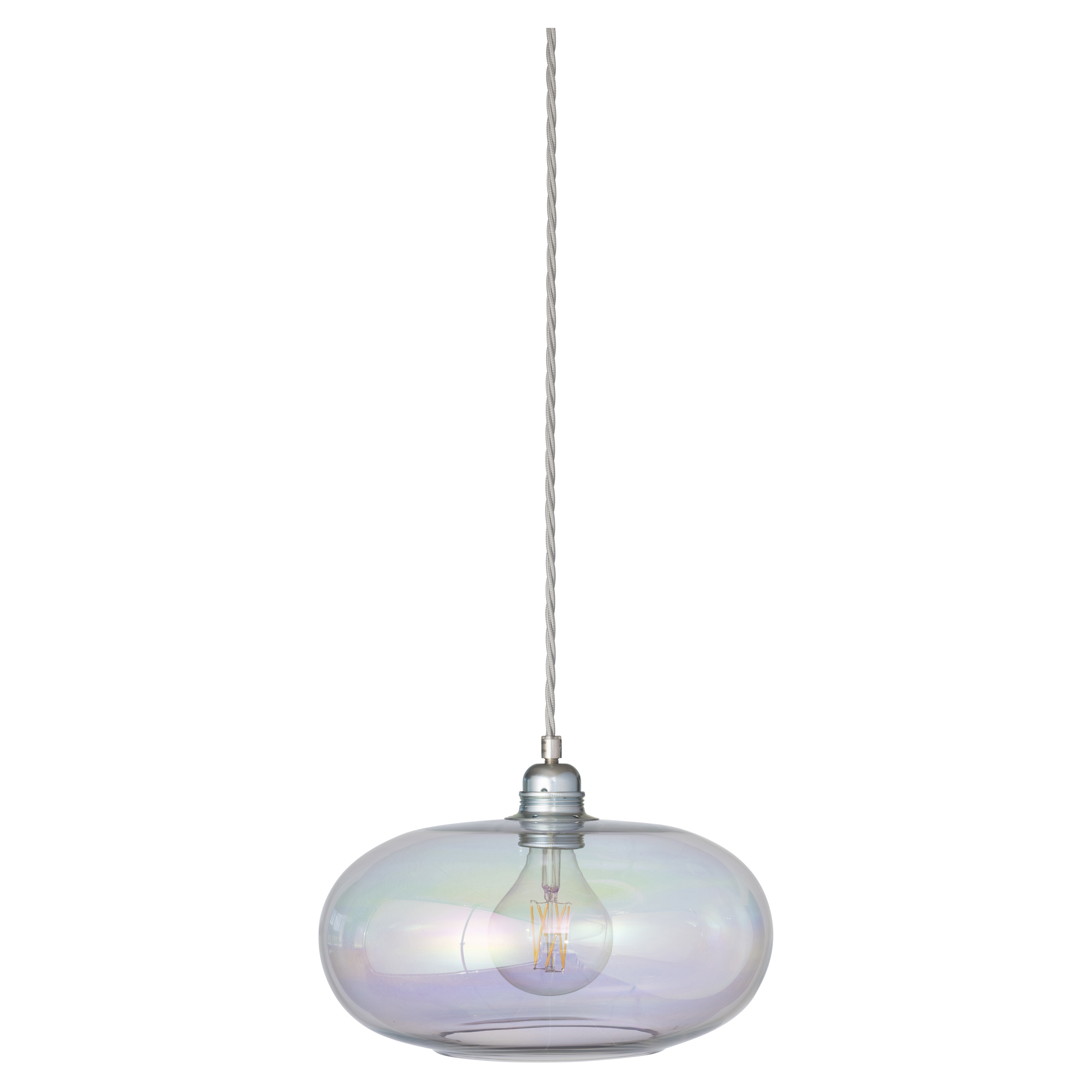 Ebb & Flow Hängande Lampa M Horizon Light Kameleont, Silver