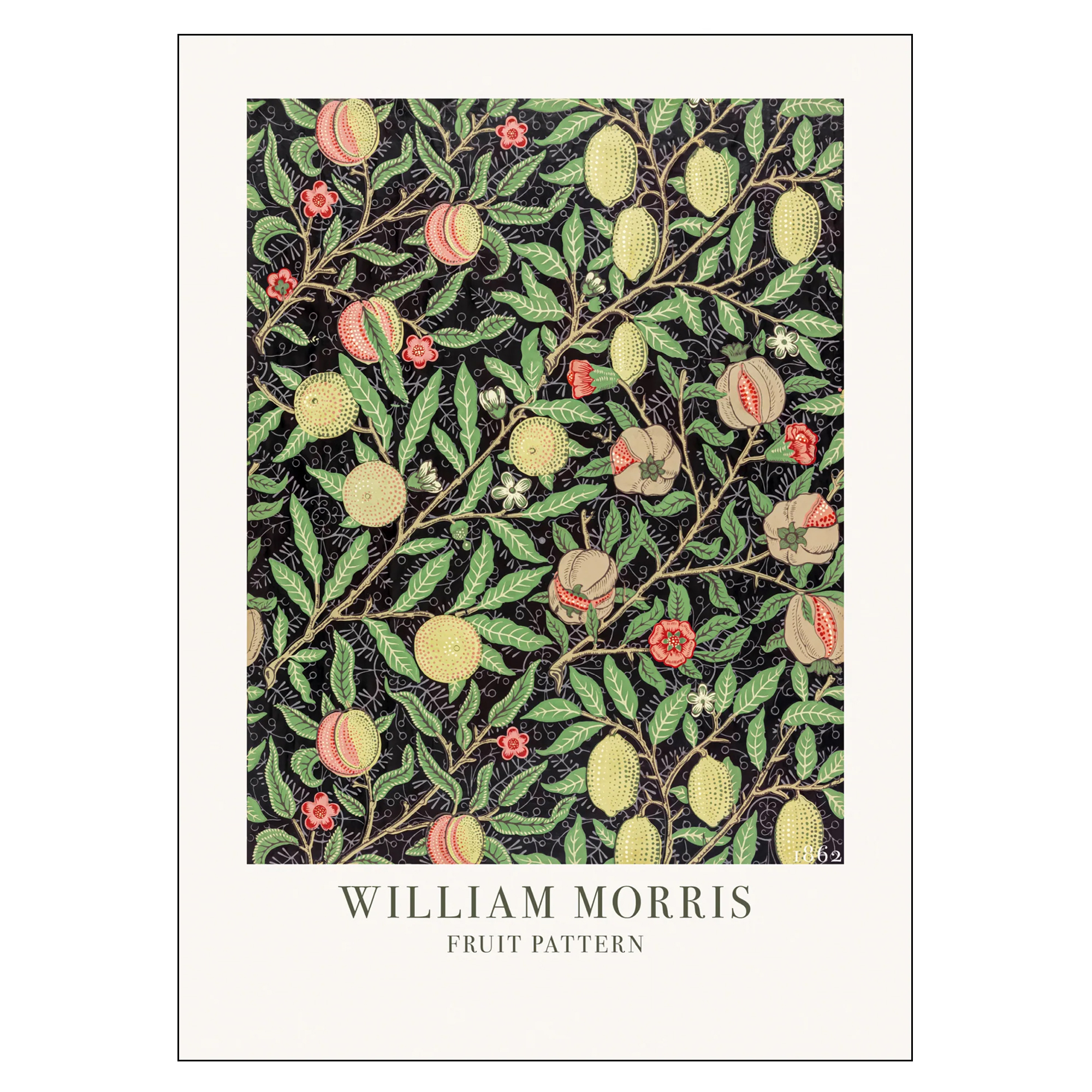 Poster William Morris Fruit Pattern 40x50 cm