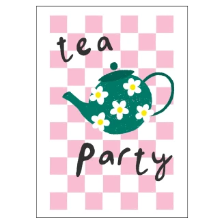 Poster <strong>Duchess Plum</strong>  Tea Party 30x40 cm