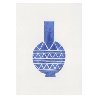 Poster <strong>Alisa Galitsyna</strong>  Linocut Vase #8 70x100 cm