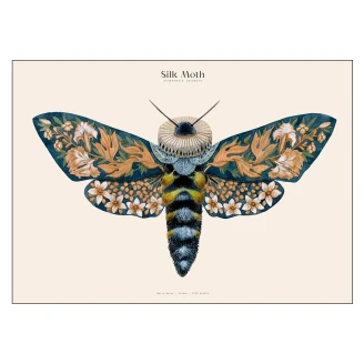 Poster PSTR Studio <strong>Matos</strong>  Silk Moths no. 13 70x100 cm